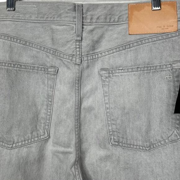 Rag & Bone 90s High Rise Jean in Anchor (Light Grey) Size 31/12 NWT $275 - Picture 10 of 16